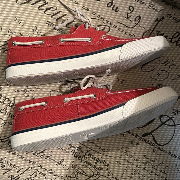 Sperry Women's Red Top-Sider Sidewalk Slip-On Sneakers, Size 9 - Picture 2 of 5